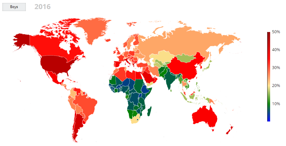 Being Overweight Increasingly Common In The World – Northpop Variable List